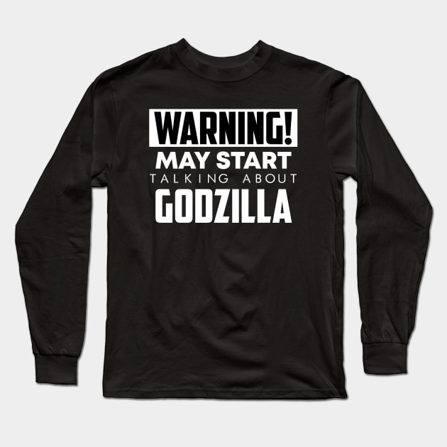 godzilla Long Sleeve T-Shirt by Rizstor